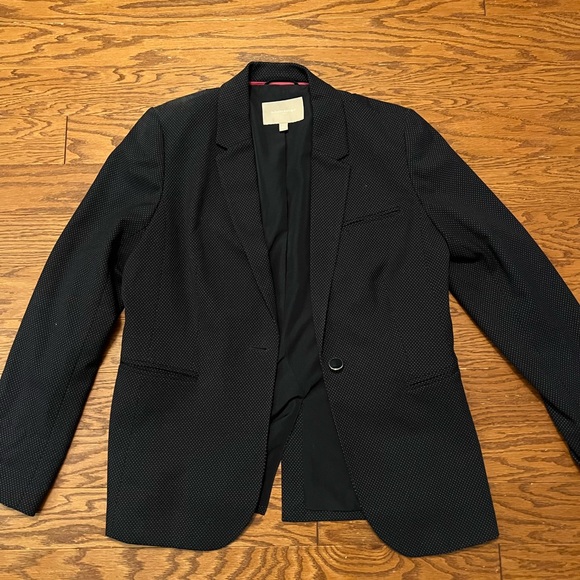 Banana Republic Navy Polka Dot Blazer - Picture 1 of 7
